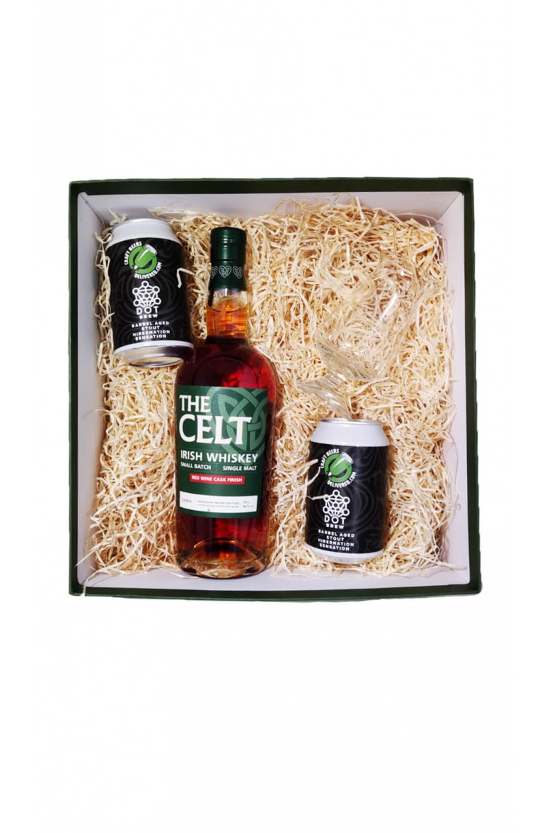 The Celt Irish Whiskey and Beer Gift Set